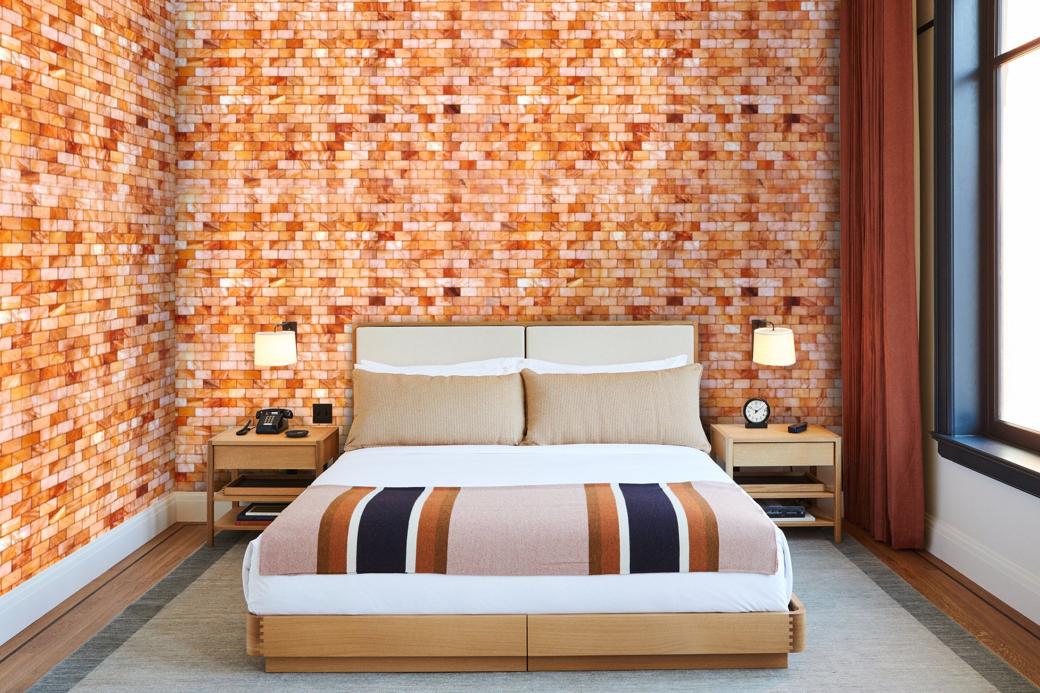 Himalayan Salt Tile Walls in Hospitals for Salt Therapy