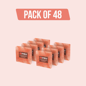 Himalayan Pink Salt Tiles 8" x 8" x 1"- Pack of 48