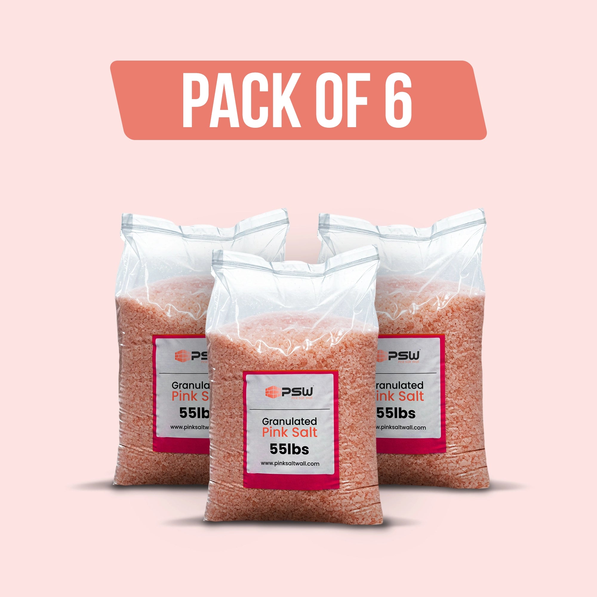 Granulated Salt For Floor (330lbs pack) - Pack of 6