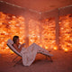 Himalayan Pink Salt Bricks 8" x 4" x 2" - Pack of 100 With Free Salt Lamp