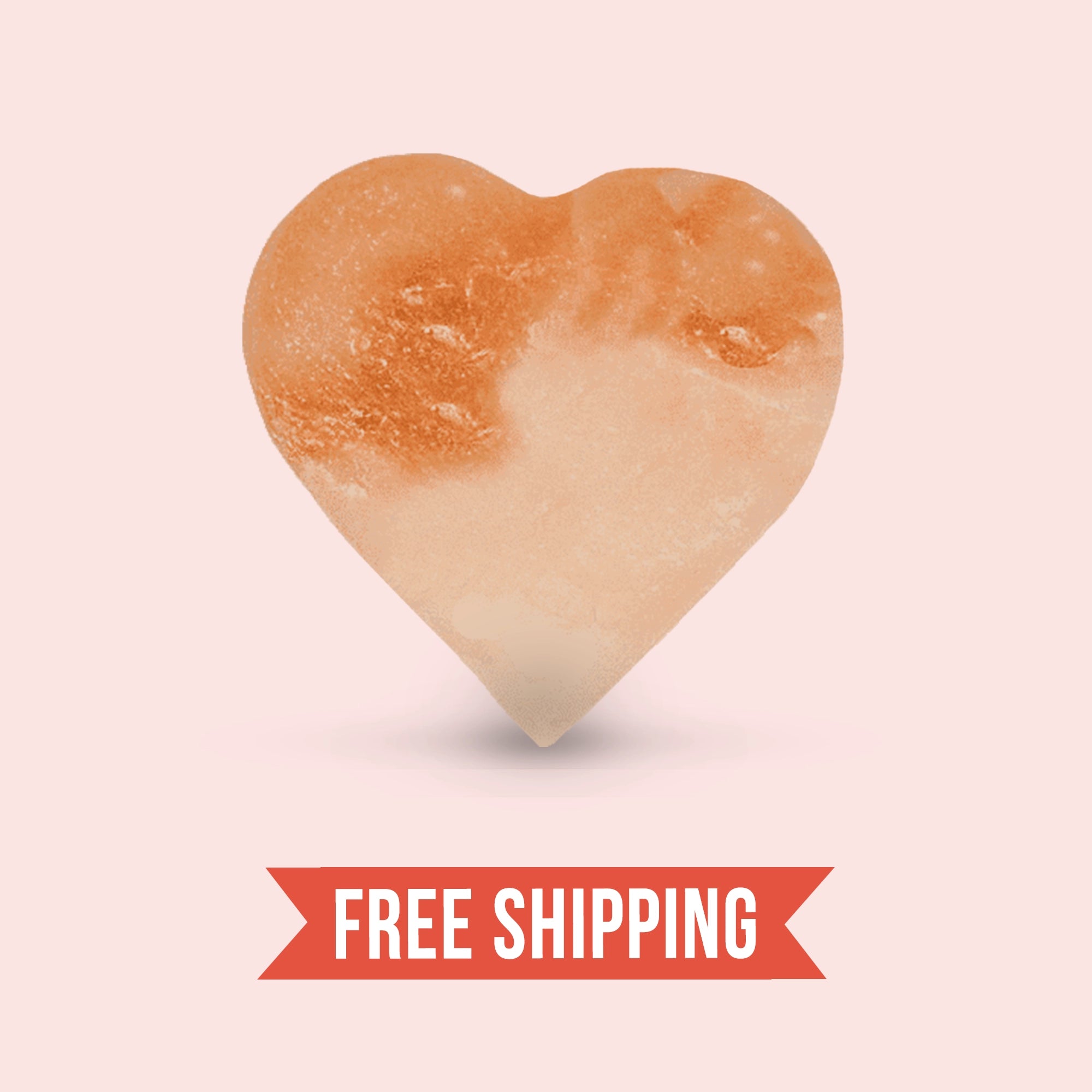 Ducky - Himalayan Pink Salt Heart