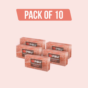 Himalayan Salt Bricks 8" x 4" x 2" One Side Natural Bricks - Pack of 10